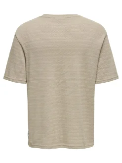 miesten t-paita, GIVO REG 12 SS CREW KNIT><noscript><img width=