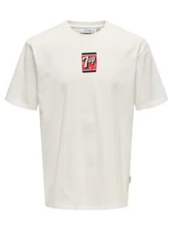 miesten t-paita, 7UP RLX SS TEE>Only and Sons Best