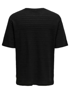 miesten t-paita, GIVO REG 12 SS CREW KNIT>Only and Sons Discount