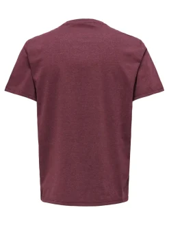 miesten t-paita ONSMAX LIFE SS STITCH TEE NOOS, Port Royale Melange><noscript><img width=