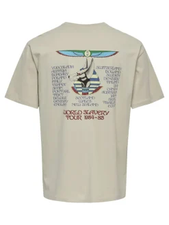 miesten t-paita, IRON MADEN T-SHIRT>Only and Sons Hot