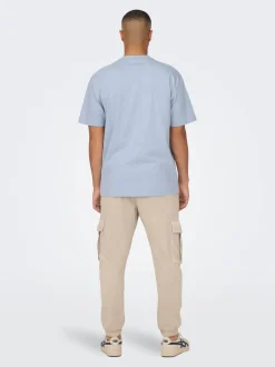 , Miesten T-Paita, Onsfred Rls Ss Tee Noos>Only and Sons Outlet