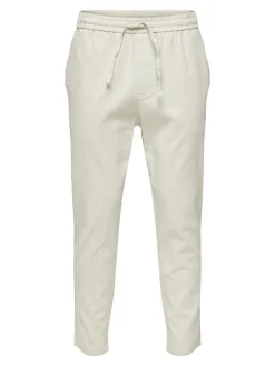 pellavahousut, LINUS CROP>Only and Sons Outlet