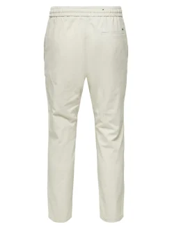 pellavahousut, LINUS CROP>Only and Sons Outlet