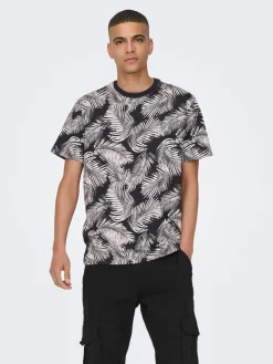 t-paita, PERRY REG LEAF>Only and Sons Discount