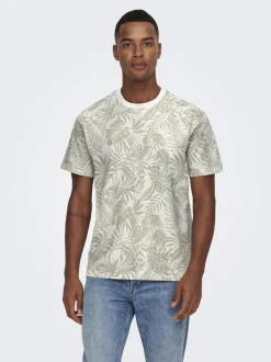 t-paita, PERRY REG LEAF>Only and Sons Outlet