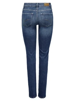 farkut, ONLALICIA REG STRT DNM DOT879 Sininen, Indigo>Only Best