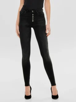 Naisten Farkut, Blush Hw Button Sk Ankle>Only Hot