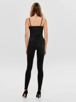 Naisten Farkut, Blush Hw Button Sk Ankle>Only Hot