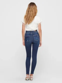 , Naisten Farkut, Mila Life Hw Sk Ank Bj374 Noos Indigo>Only Clearance