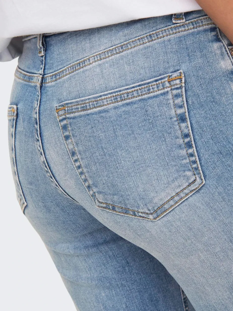 naisten farkut, ONLBLUSH MID STRAIGHT DNM TAI467>Only New