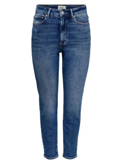 Naisten Farkut ONLEMILY STRETCH LIFE HW S A CRO718 Indigo>Only Outlet