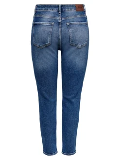 Naisten Farkut ONLEMILY STRETCH LIFE HW S A CRO718 Indigo>Only Outlet