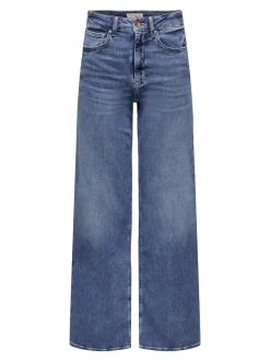 naisten farkut, ONLMADISON BLUSH WIDE DOT372 Indigo><noscript><img width=