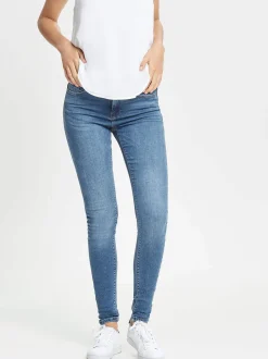 Naisten farkut, Paola Highwaist Jeans Indigo>Only Best