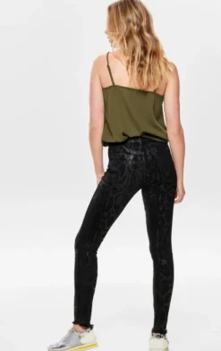 Naisten Housut, Blush Mid Raw Snakedenim><noscript><img width=