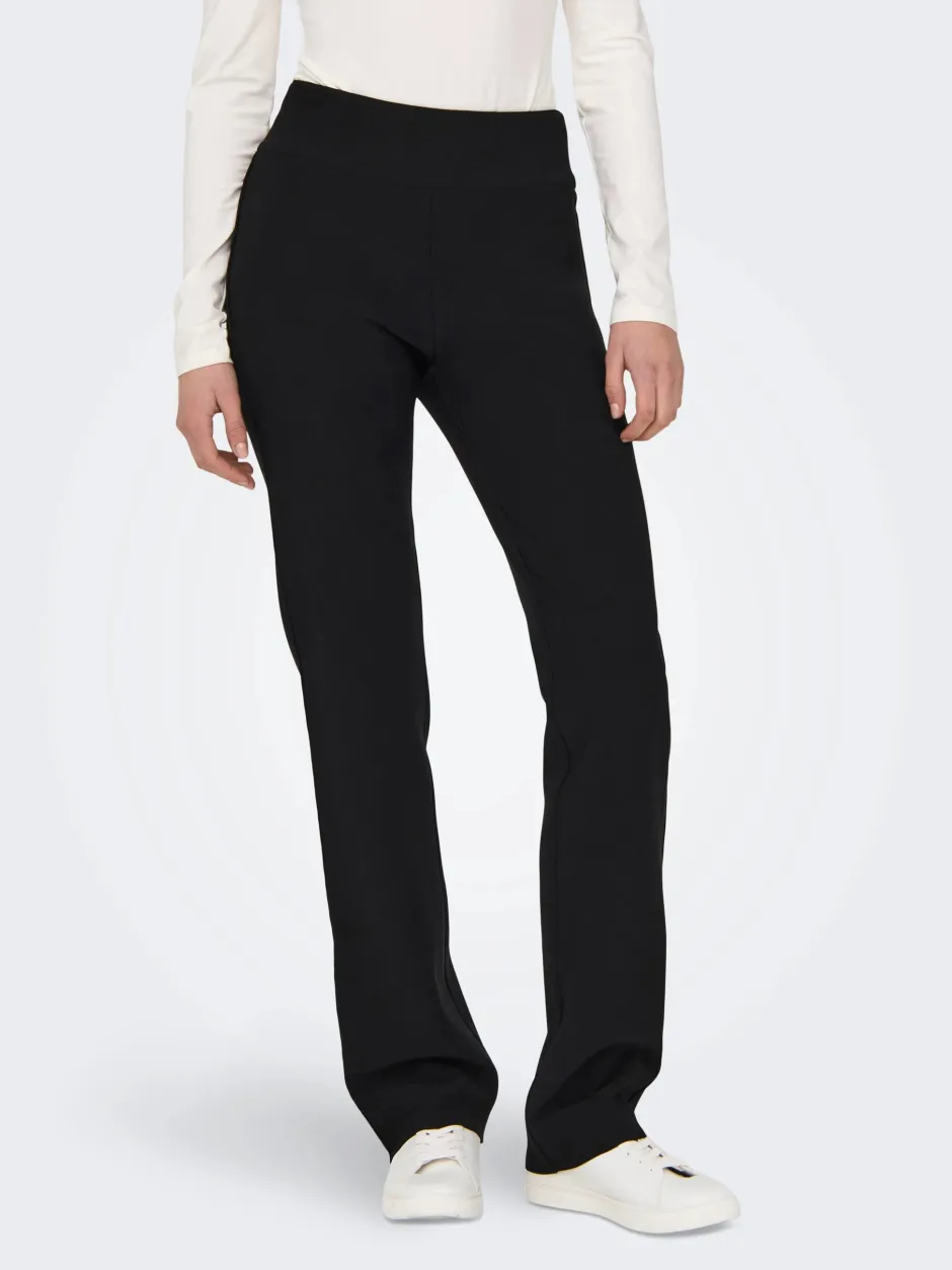 naisten housut, ONLCLEVER LIFE WIDE BAND LONG PANT>Only Hot