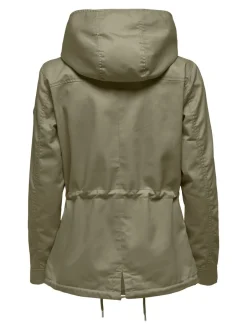 , Naisten Kevättakki, Lorca Canvas Parka Armeijanvihreä><noscript><img width=