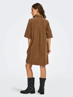 naisten mekko, ONLGRY-NESSA S/S CORD DRESS>Only Hot
