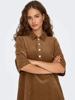 naisten mekko, ONLGRY-NESSA S/S CORD DRESS><noscript><img width=