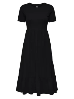 naisten mekko, ONLMAY LIFE S/S PEPLUM CALF DRESS JRS><noscript><img width=