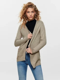 Naisten Neuletakki, Lesly Ls Open Cardigan>Only Outlet