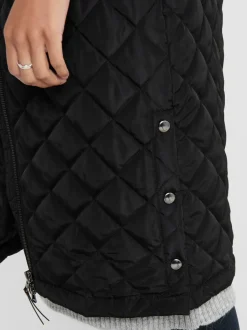 Naisten Tikkitakki ONLJESSICA X-LONG QUILTED COAT NOOS><noscript><img width=