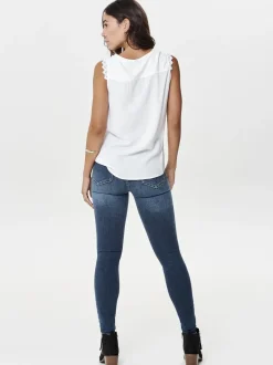 Naisten Toppi, ONLKIMMI S/L TOP WVN NOOS>Only Sale