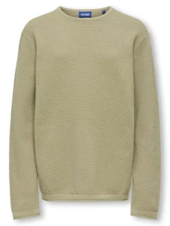OSJPANTER REG CREW KNIT NOOS>Only and Sons Junior Clearance