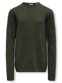 OSJPANTER REG CREW KNIT NOOS>Only and Sons Junior