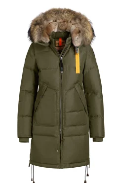 Naisten Untuvatakki, Long Bear Down Jacket Armeijanvihreä>Parajumpers Outlet