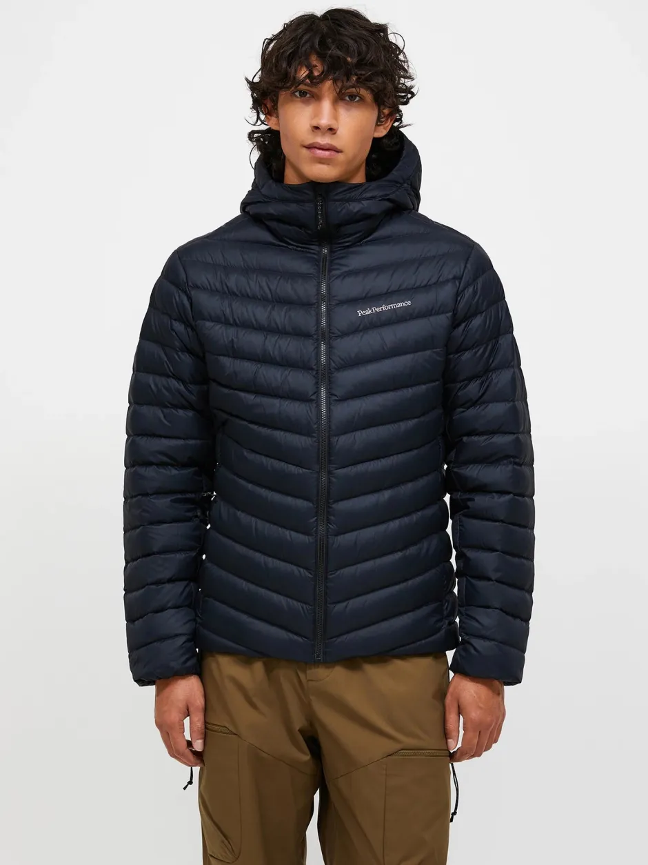 miesten kevytuntuvatakki, M FROST DOWN HOOD JACKET>Peak Performance Best