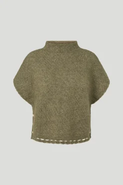 naisten neuleliivi, VALLIO KNIT VEST Armeijanvihreä>Philosophy Blues Original Outlet