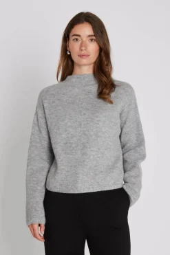 naisten neulepusero, TORNA KNIT Vaaleanharmaa>Philosophy Blues Original New