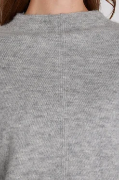 naisten neulepusero, TORNA KNIT Vaaleanharmaa><noscript><img width=