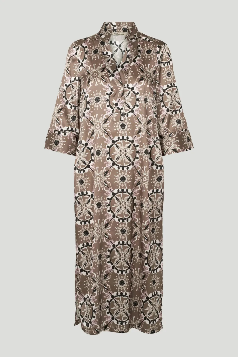 naisten mekko, SILKY SIMBIA DRESS Ruskea Kuosi>Philosophy Blues Original Sale