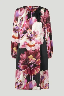 naisten mekko, SILKY PEPMO DRESS Punainen Kuosi>Philosophy Blues Original Outlet