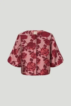 naisten bleiseri Maison Jacket, punainen kuosi>Philosophy Blues Original Discount