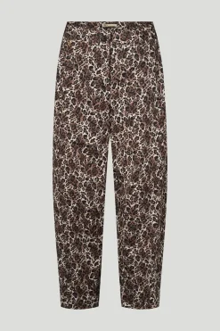 naisten hosuut, LEOTANA PANTS Ruskea Kuosi><noscript><img width=