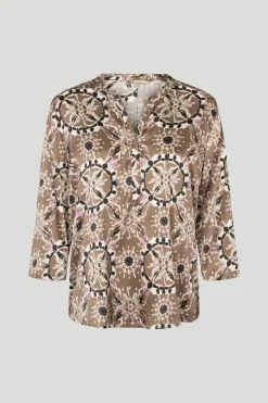 naisten pusero, SILKY BALI BLOUSE>Philosophy Blues Original