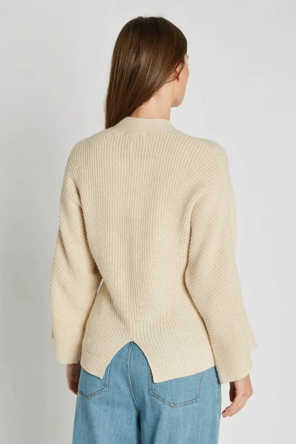 naisten neuletakki, IDEA KNIT SWEATER>Philosophy Blues Original