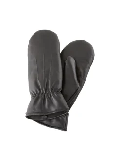Naisten Nahkarukkaset, Nellie Leather Mittens Musta 99 000>Pieces Online