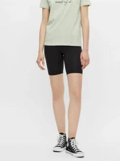 Naisten Pyöräilyshortsit PCKIKI SHORTS Musta>Pieces Clearance