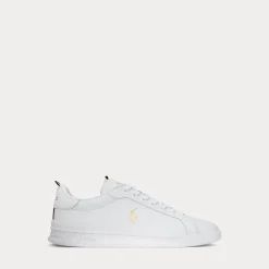 kengät, HRT CT II SNEAKERS LOW WHITE GOLD>Polo Ralph Lauren Best