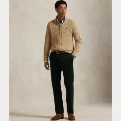 Miehet Neulepusero Cotton Cable LS Half Zip><noscript><img width=