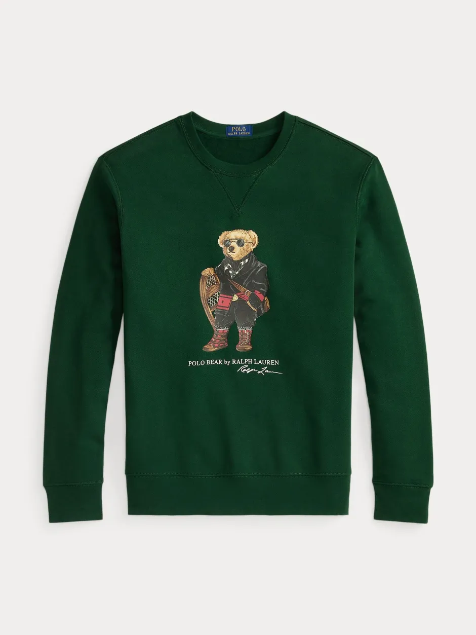 miesten collegepusero, LONG SLEEVE POLO BEAR>Polo Ralph Lauren Outlet