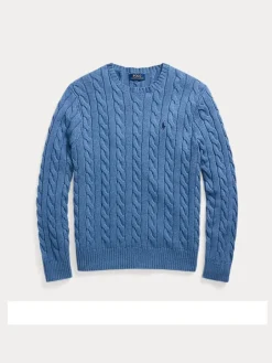 Miesten Neulepusero, K CABLE KNIT COTTON SWEATER>Polo Ralph Lauren Sale