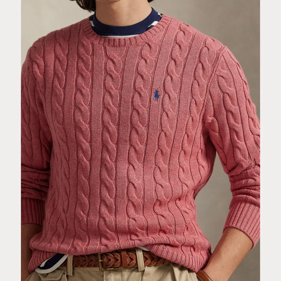 miesten neulepaita Cotton Cable LS Drive Pullover,>Polo Ralph Lauren Best