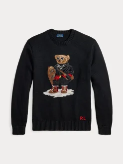 miesten neulepusero Holiday Polo Bear,>Polo Ralph Lauren Discount
