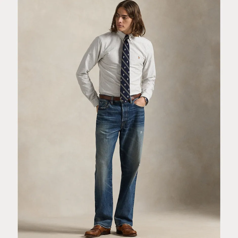 miesten kauluspaita Long Sleeve Sport Shirt,>Polo Ralph Lauren Best